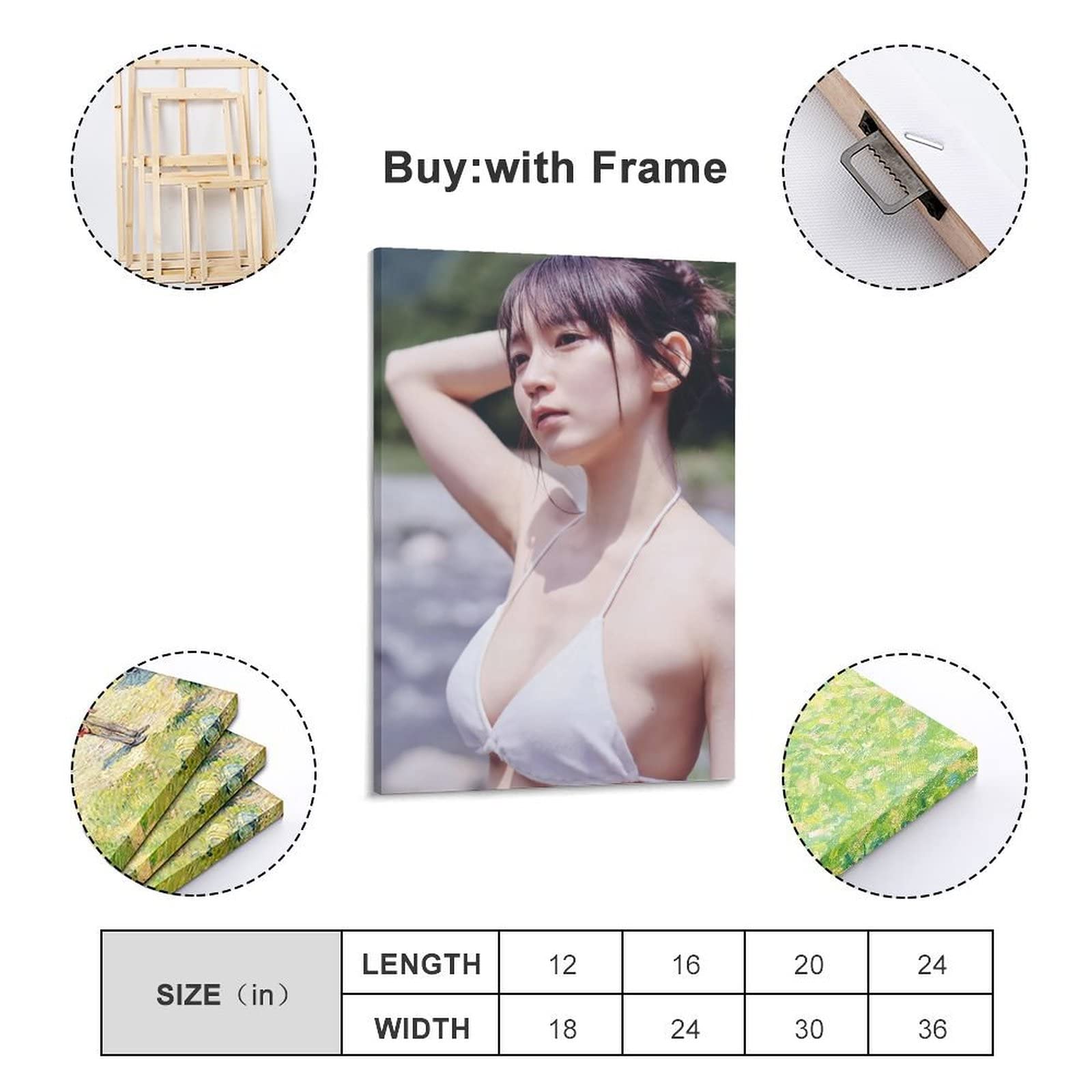 【激レア】吉岡里帆　特大　木製パネル　90㎝×60㎝　女優　壁掛け　ディスプレイ Amazon.co.jp: 女優の「吉岡里帆」写真 (68) オフィス ベッドルーム